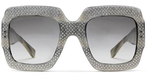 gucci rhinestone sunglasses replica|gucci bedazzled sunglasses.